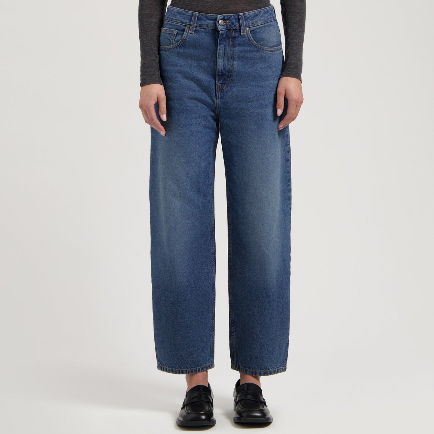 Brooke High Barrel - Rustic Blue