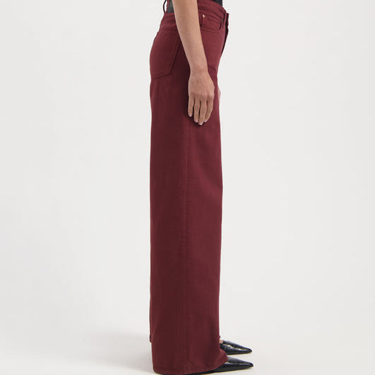 Sarah High Loose - Burgundy