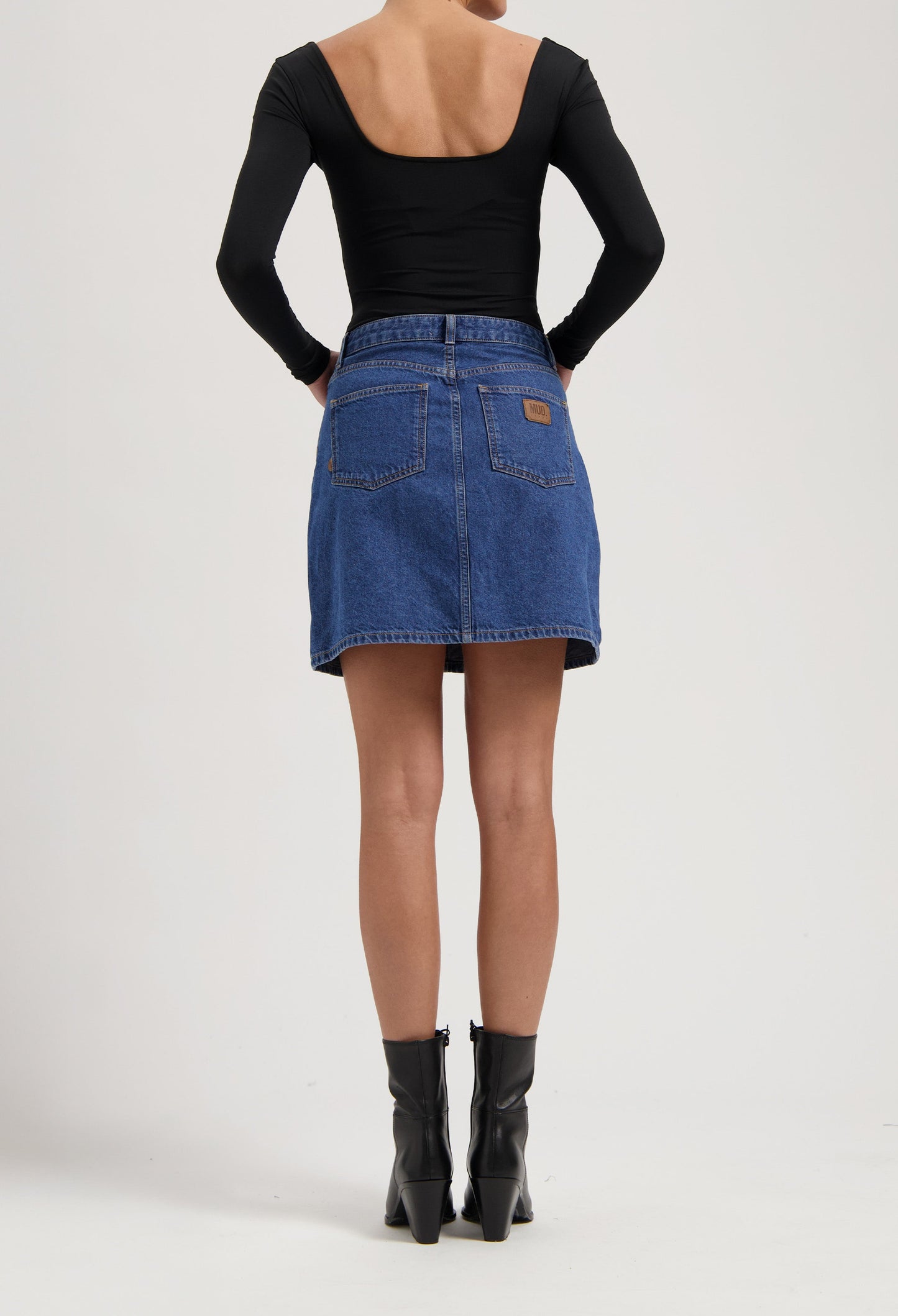 Audry Mini Skirt - Medium Stone