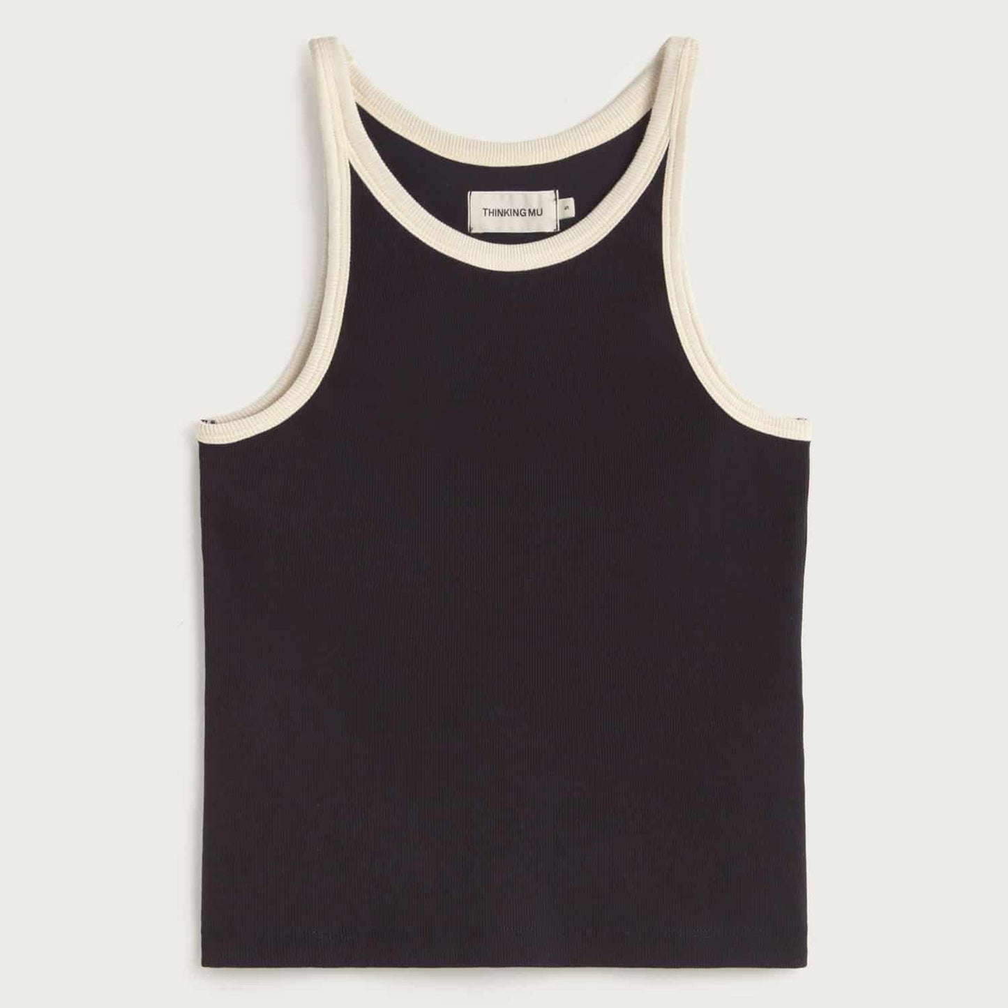 Harriet Top Contrast - Navy Pannacotta