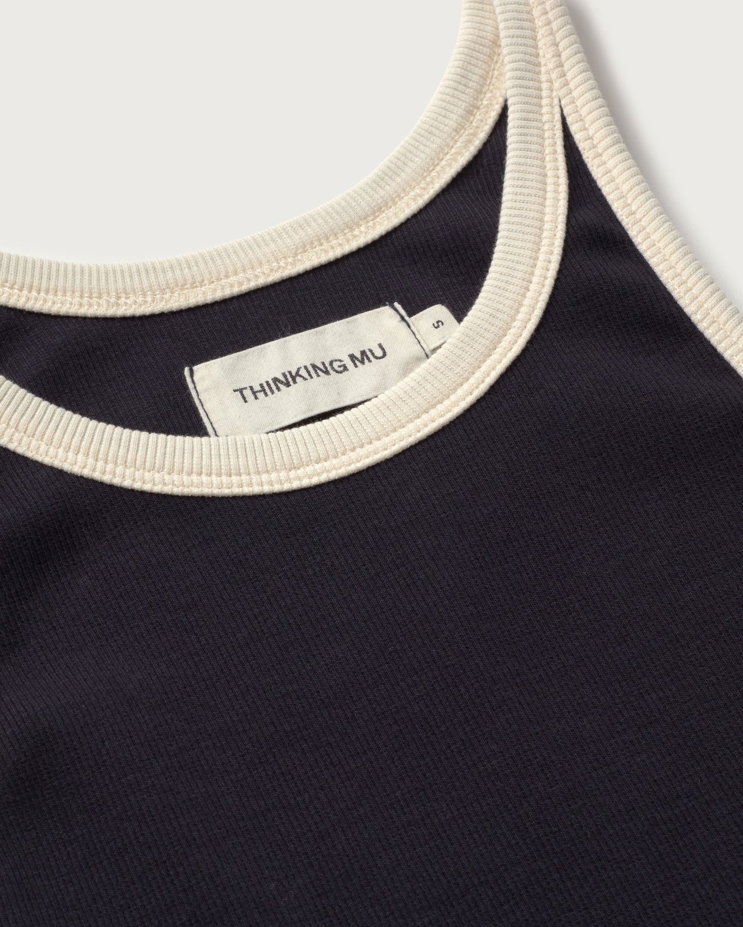 Harriet Top Contrast - Navy Pannacotta