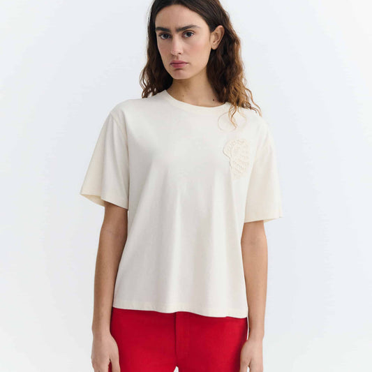 Lucia Shell Tee - Pannacota