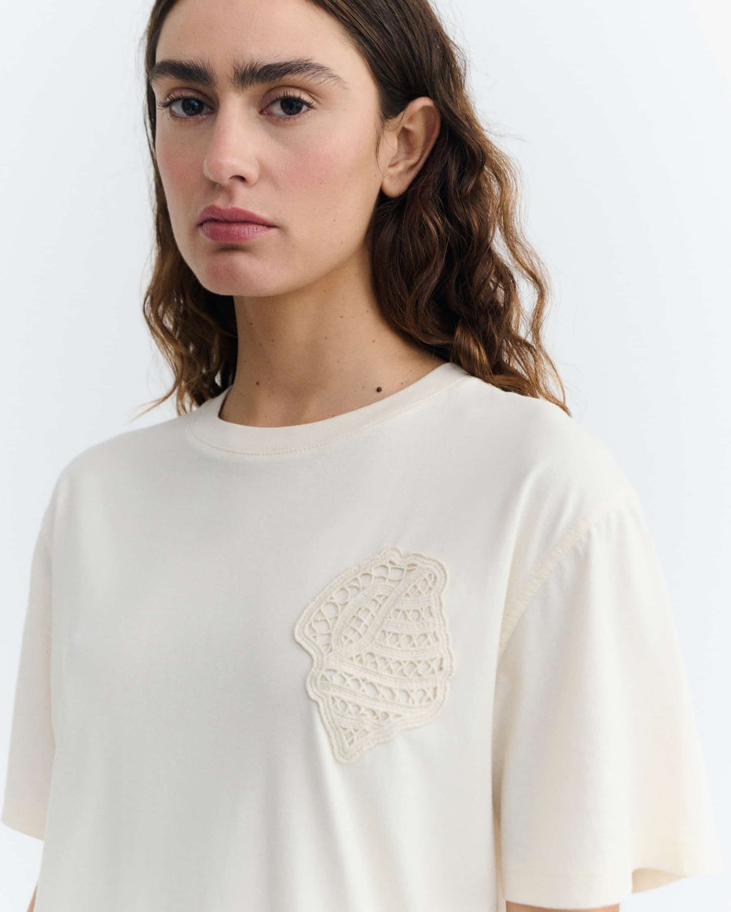 Lucia Shell Tee - Pannacota