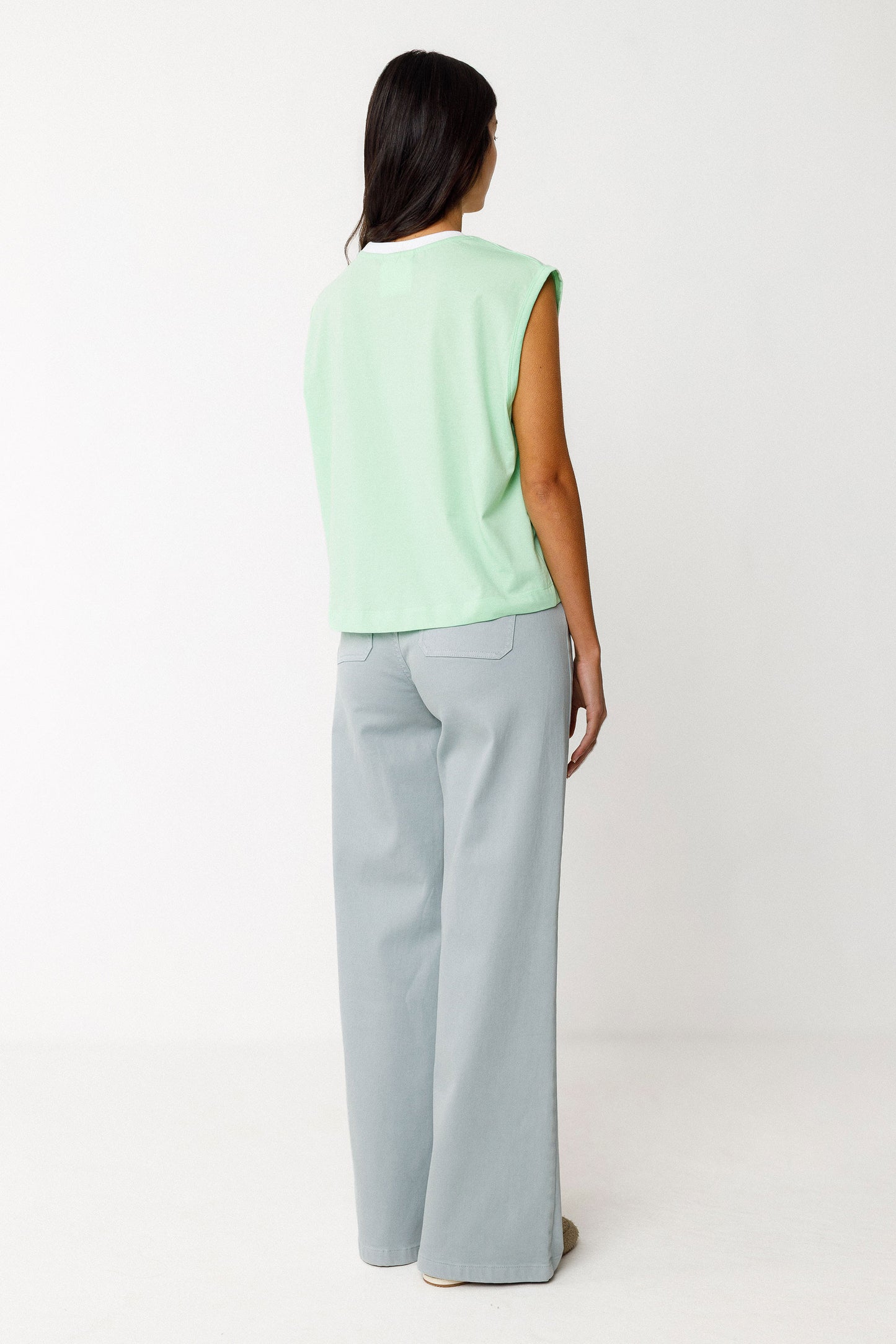 Zuntz Boxy Top - Light Green