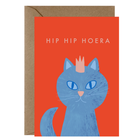 Greeting Card - Hip Hip Cat