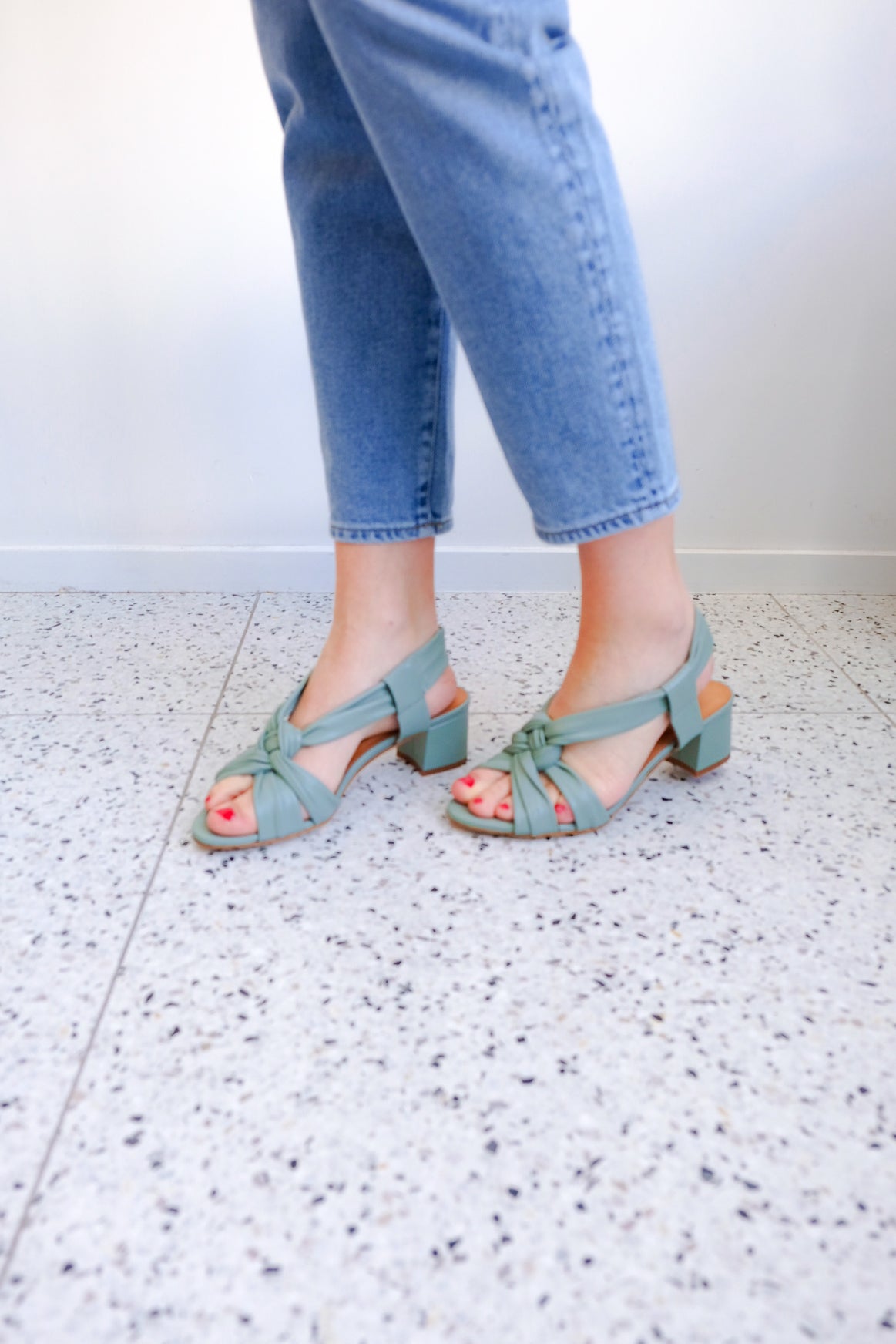 Naguisa Sandals Mint Green - Size 38