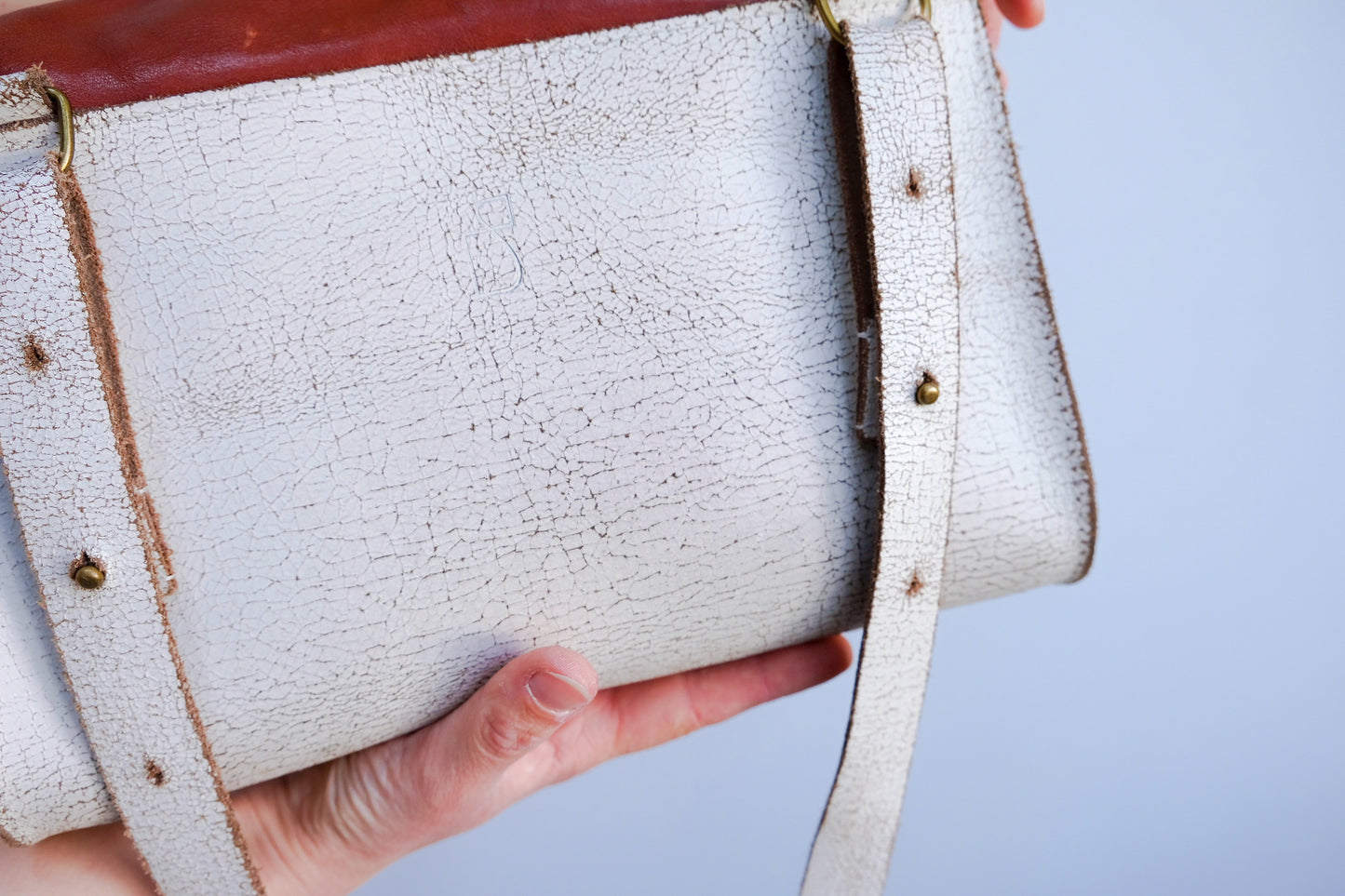 Statie Twee Shoulder Bag - Upcycled Leather