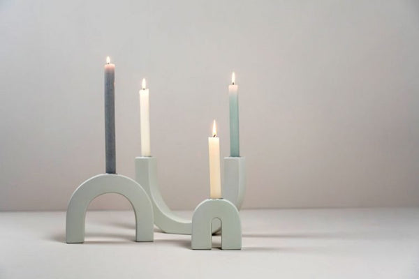 Kinta Candle Holder Arches - Sand