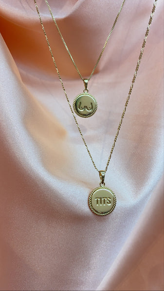 T.I.T.S Two Sides Pendant Gold