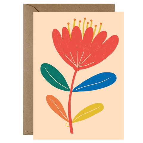 Greeting Card - A Flower For You