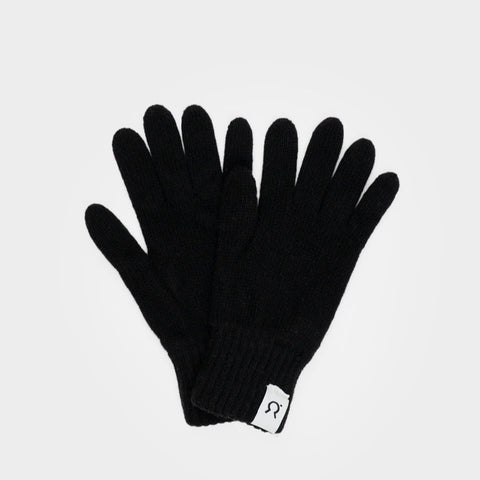Recycled Cashmere Gloves Anita - Black Ardesia