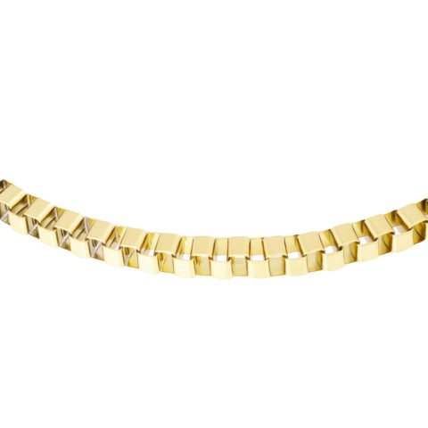 Bandhu Box Chain Necklace - Gold