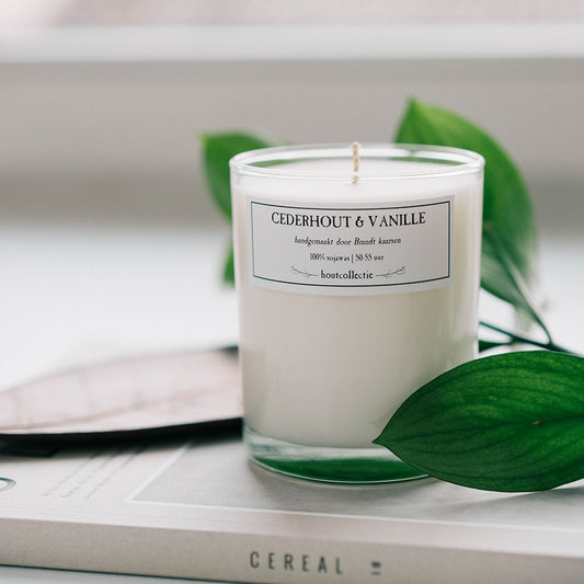 Brandt Wood Collection Candle Cedarwood & Vanilla