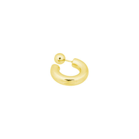 Bandhu Hoop Dot Earrings - Gold