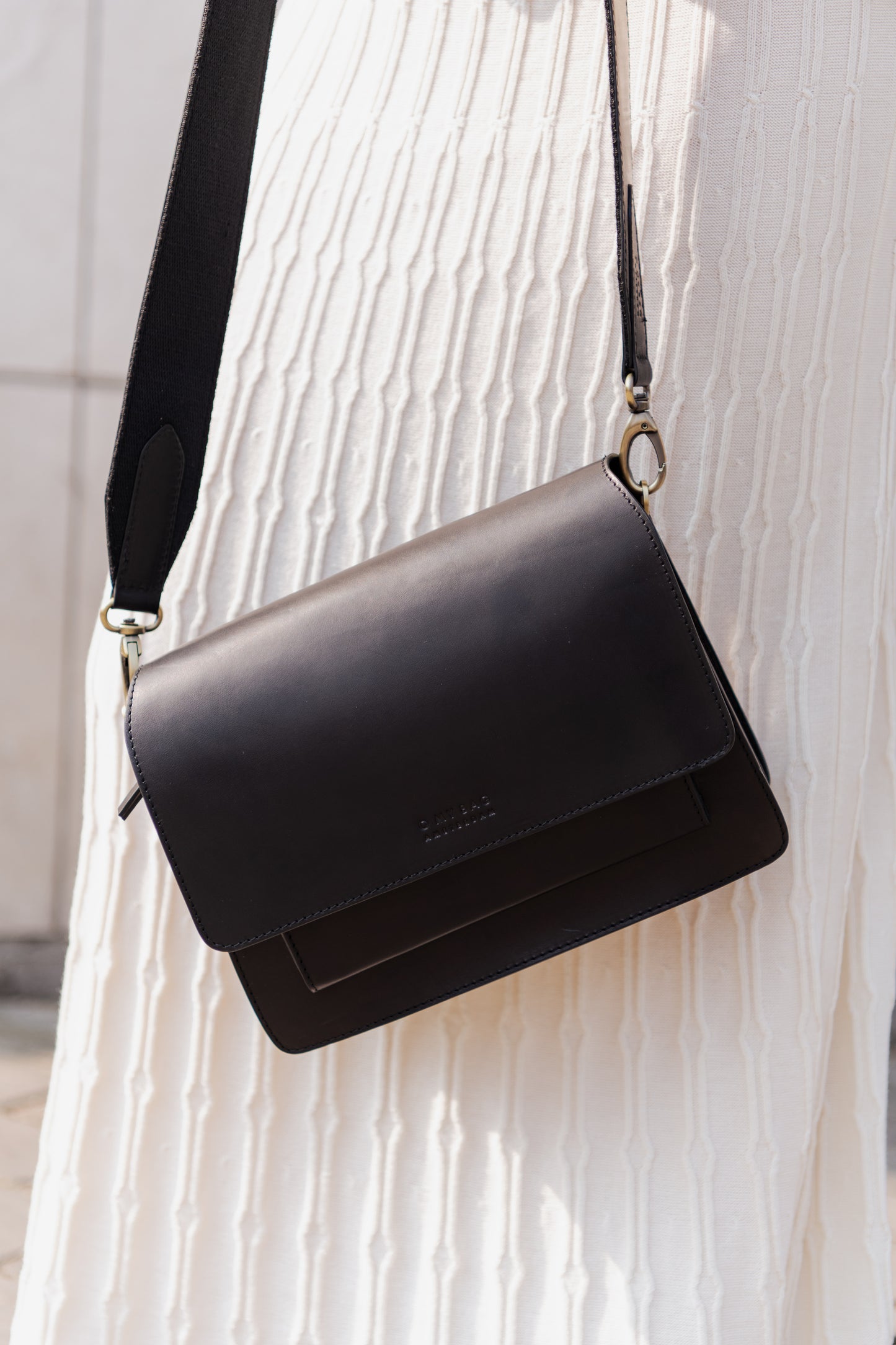 O My Bag Harper Bag - Black / 2 Straps