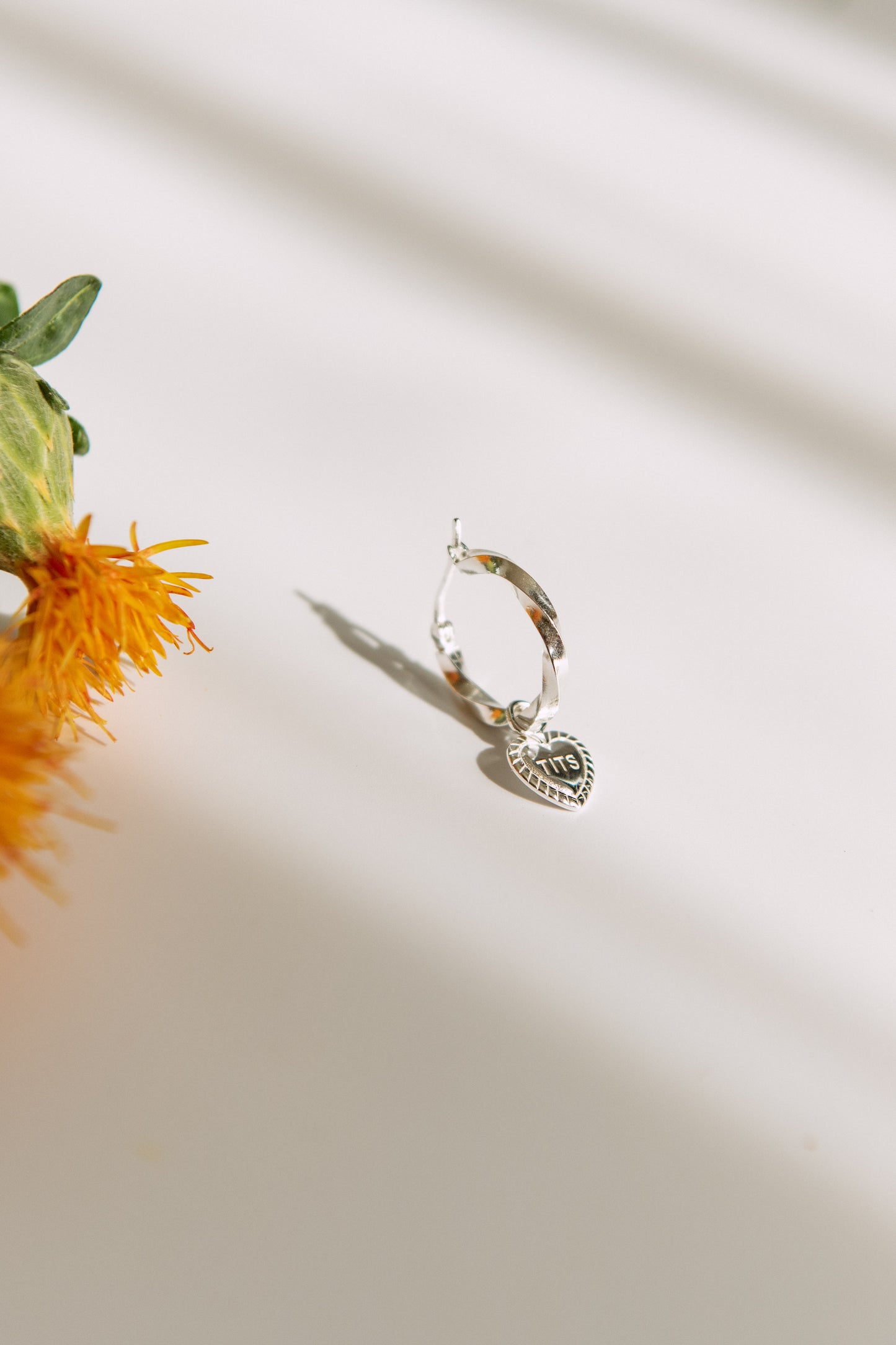 T.I.T.S Earring Pendant Silver SMALL