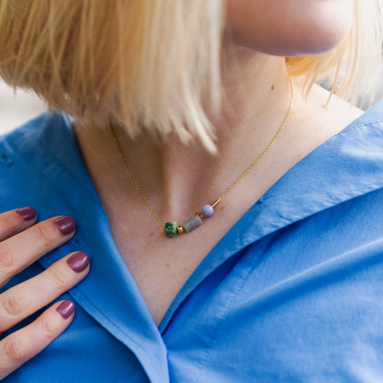 Geo Beads Necklace