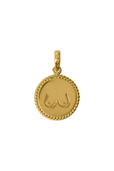 T.I.T.S Two Sides Pendant Gold