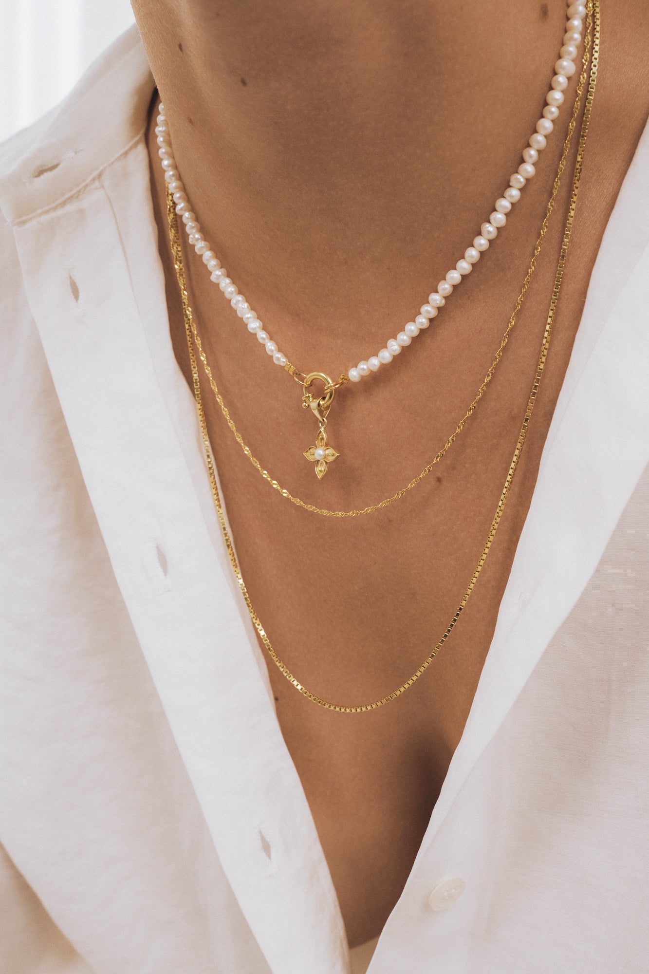 Louise Necklace - Silver