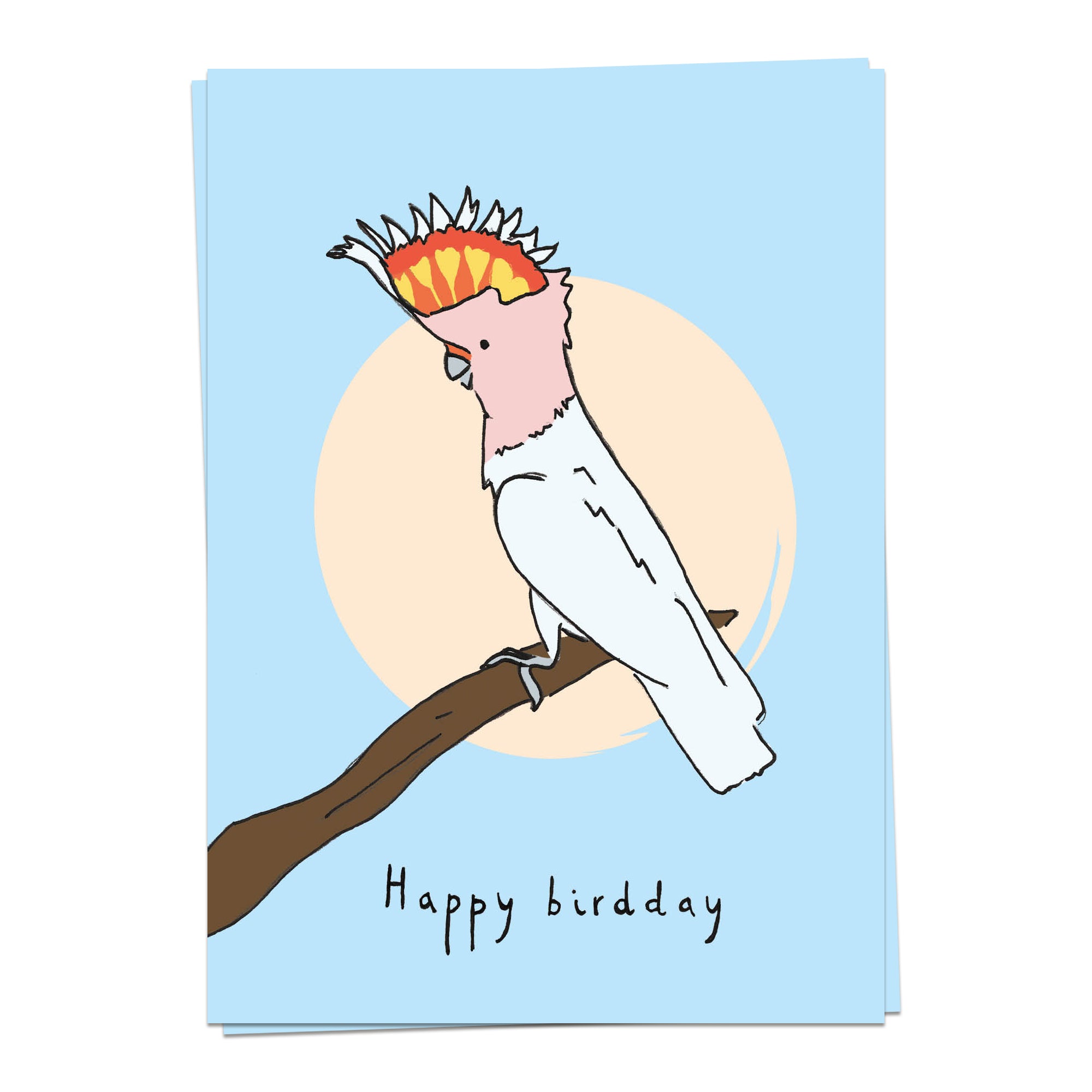 Kaart Blanche Cardimals – Happy birdday