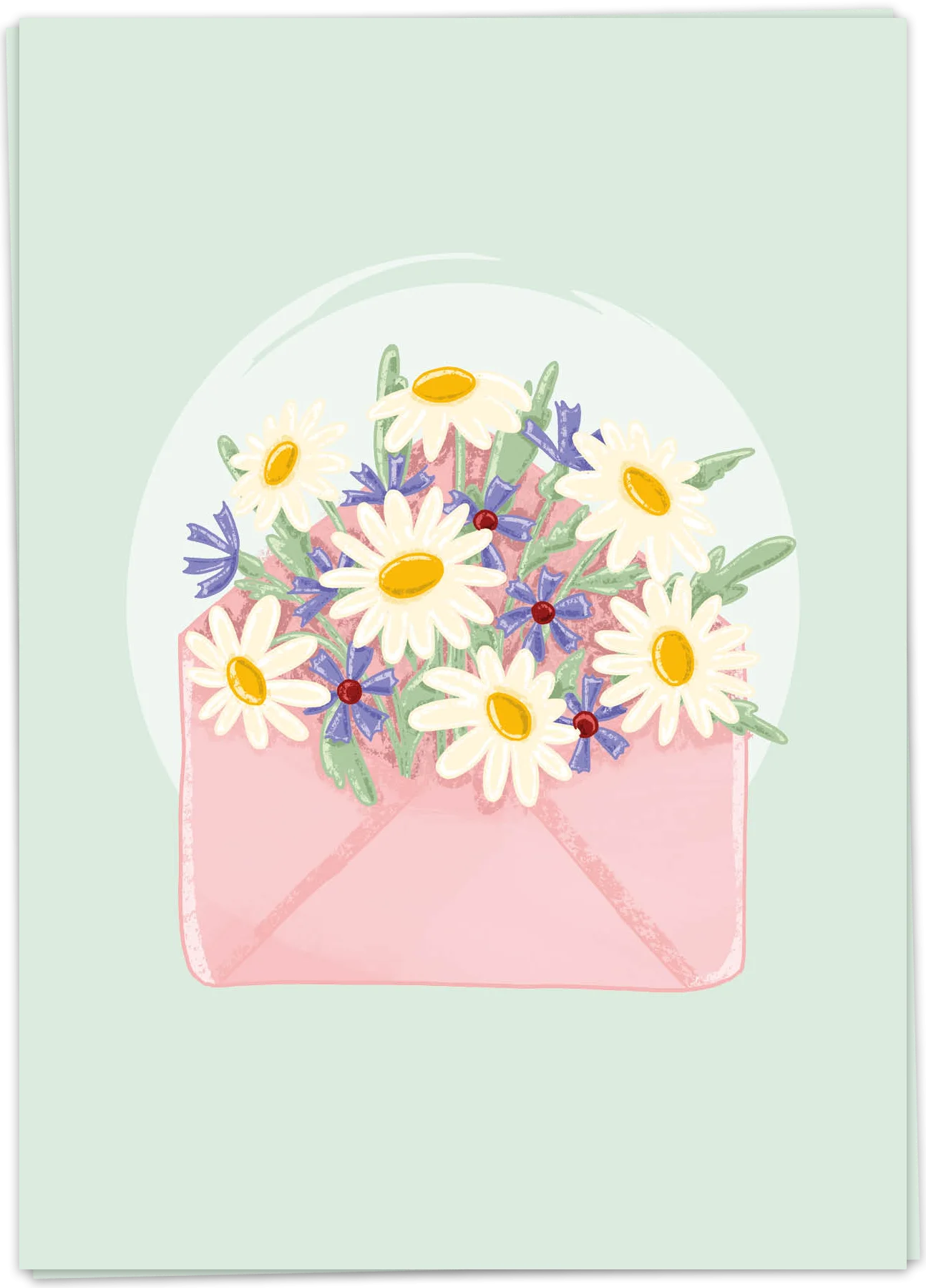 Kaart Blanche Valentine - Flowers Mail