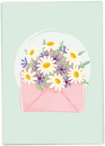 Kaart Blanche Valentine - Flowers Mail