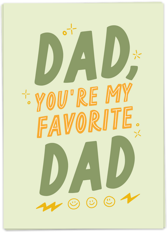 Kaart Blanche Dad - Fav Dad
