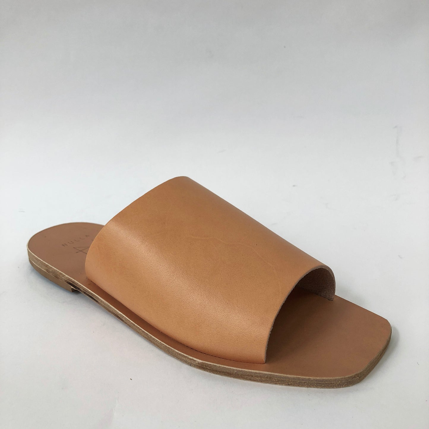 Nulla Nomen Square Toe Slipper - Natural