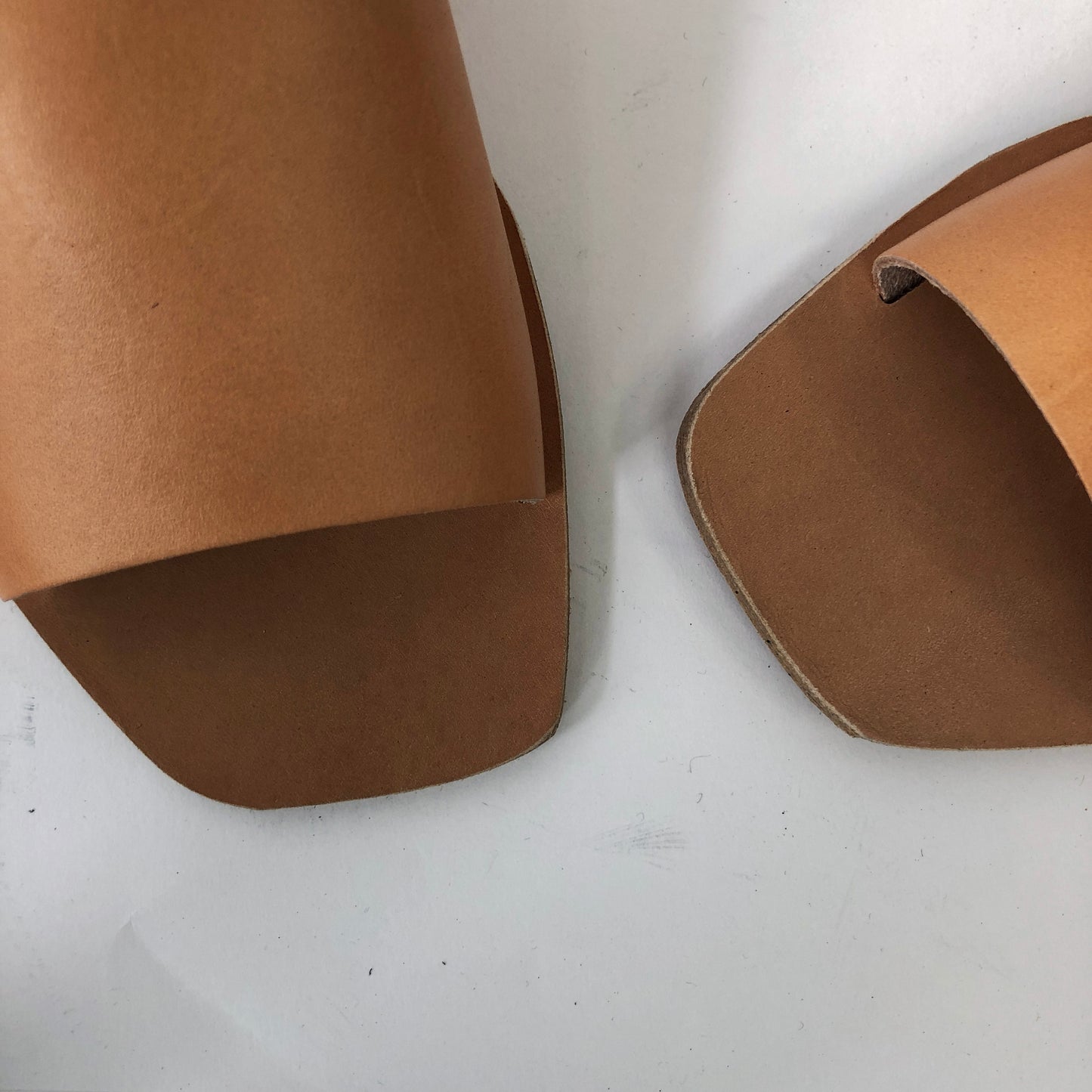 Nulla Nomen Square Toe Slipper - Natural