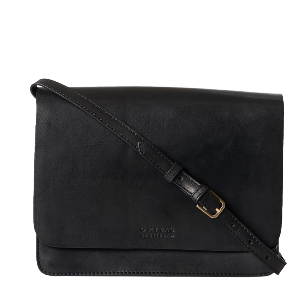 O My Bag Audrey - Black Classic Leather