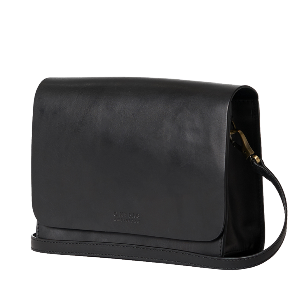 O My Bag Audrey - Black Classic Leather