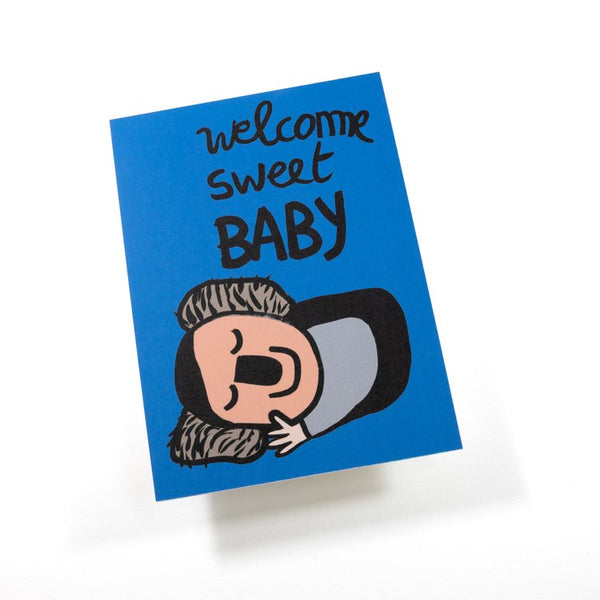 Sarah Corynen Greeting Card - Welcome Sweet Baby