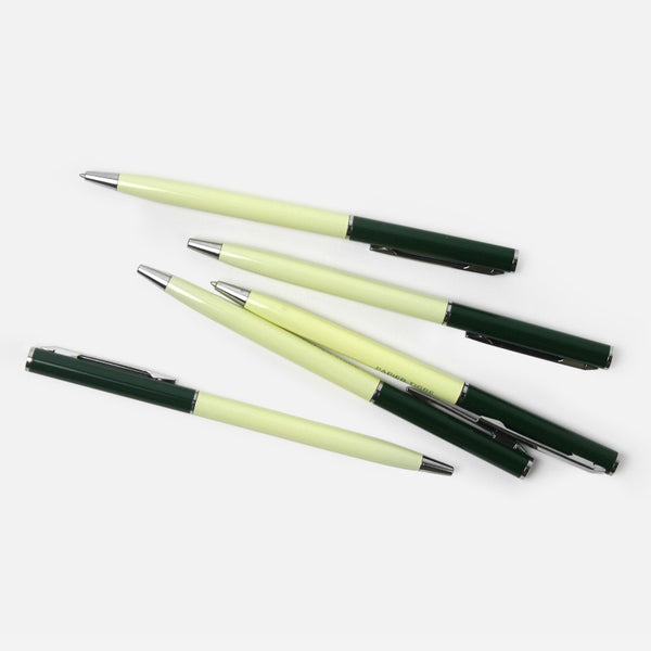 Papier Tigre Refillable Ballpoint Pen - Pine/Yellow