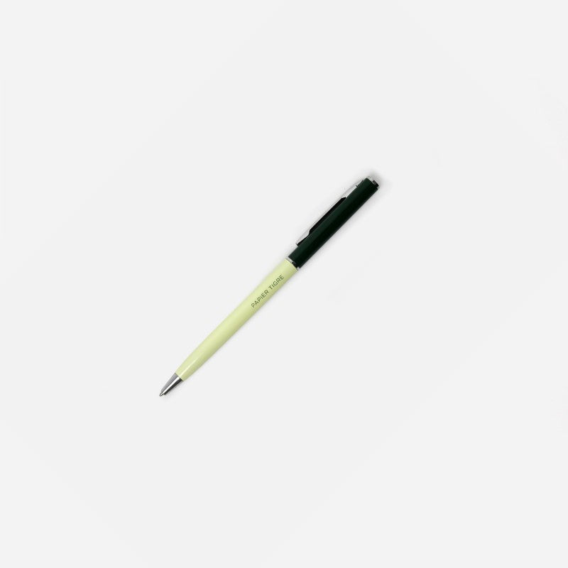 Papier Tigre Refillable Ballpoint Pen - Pine/Yellow