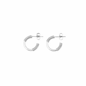 Bandhu Spiral Earrings - Silver