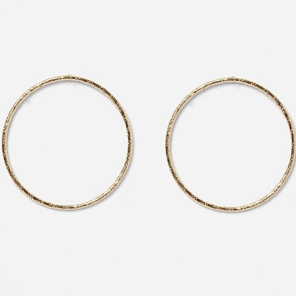 Babette Large Hoops - Gold