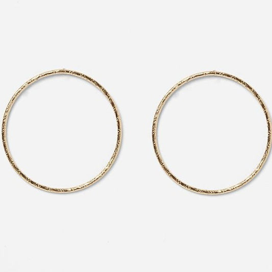 Babette Large Hoops - Gold
