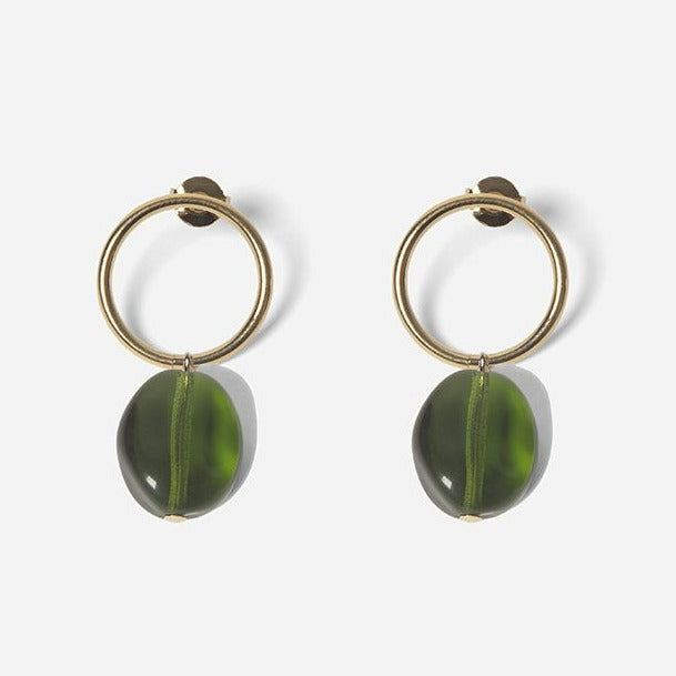 Littel Grain earrings - green