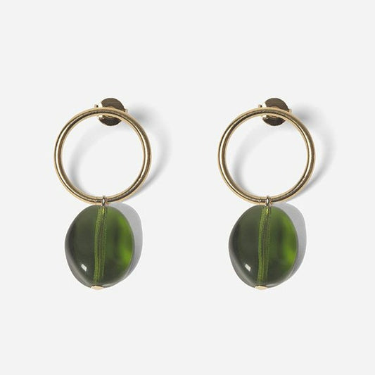 Littel Grain earrings - green
