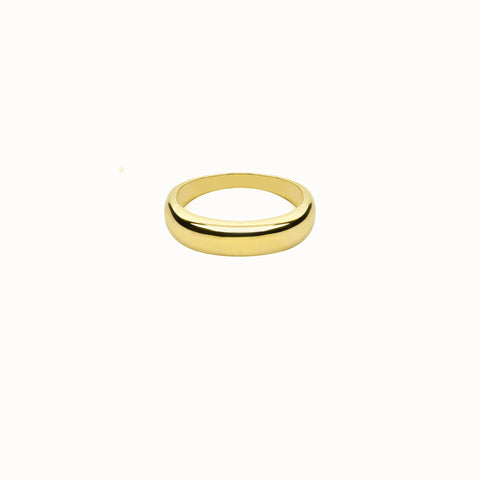 Flawed Dome Ring - Gold