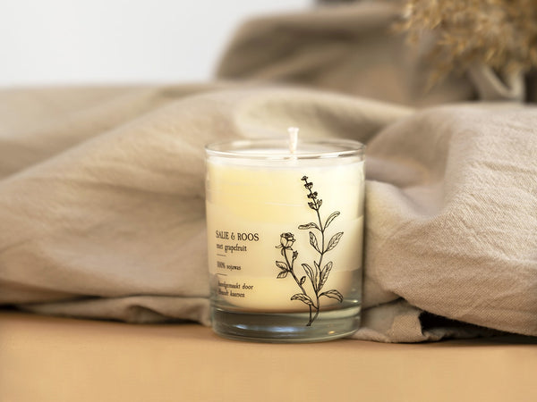 Brandt Summer Candle Sage & Rose with grapefruit