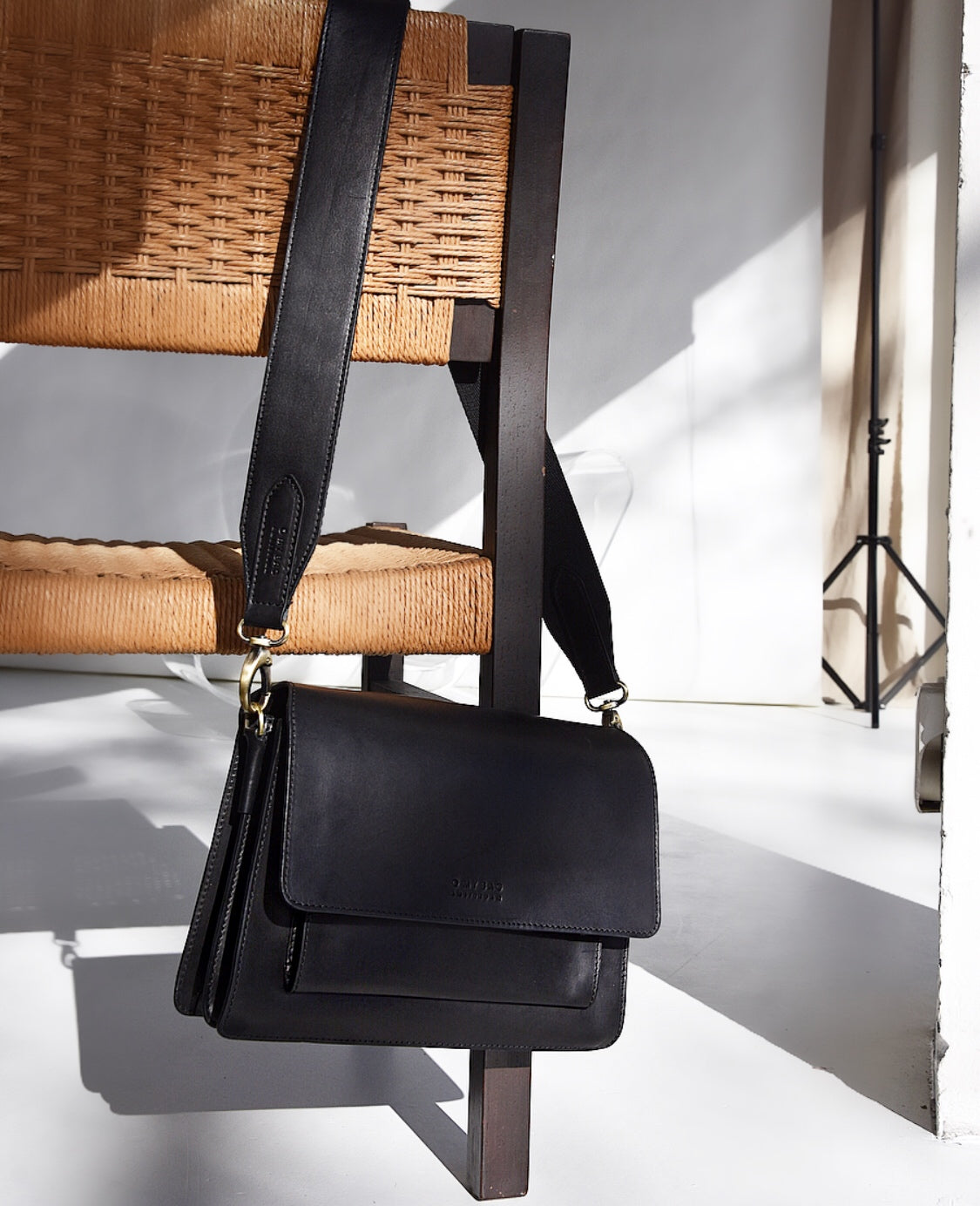 O My Bag Harper Bag - Black / 2 Straps