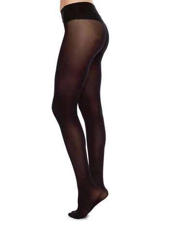 LAST PAIR in S - Hanna Premium Seamless Tights Black 40 Denier