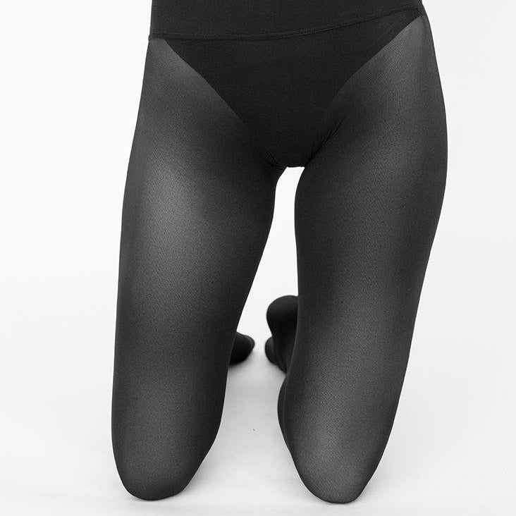 LAST PAIR in S - Hanna Premium Seamless Tights Black 40 Denier