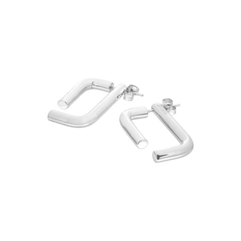 Bandhu Linked Earrings - Silver