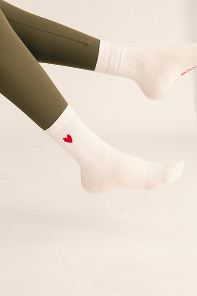 Jutelaune Heart Socks - Red