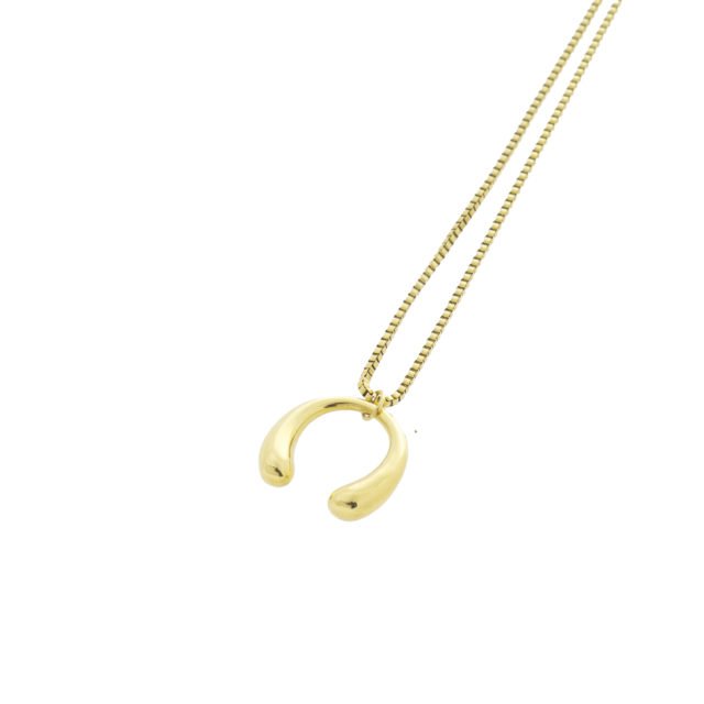 Bandhu Round Melt Necklace - Gold