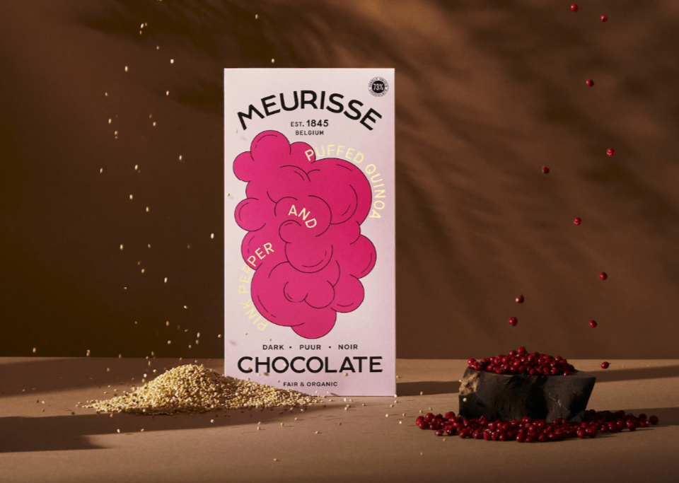 Meurisse Chocolate - Puffed Quinoa & Pink Pepper