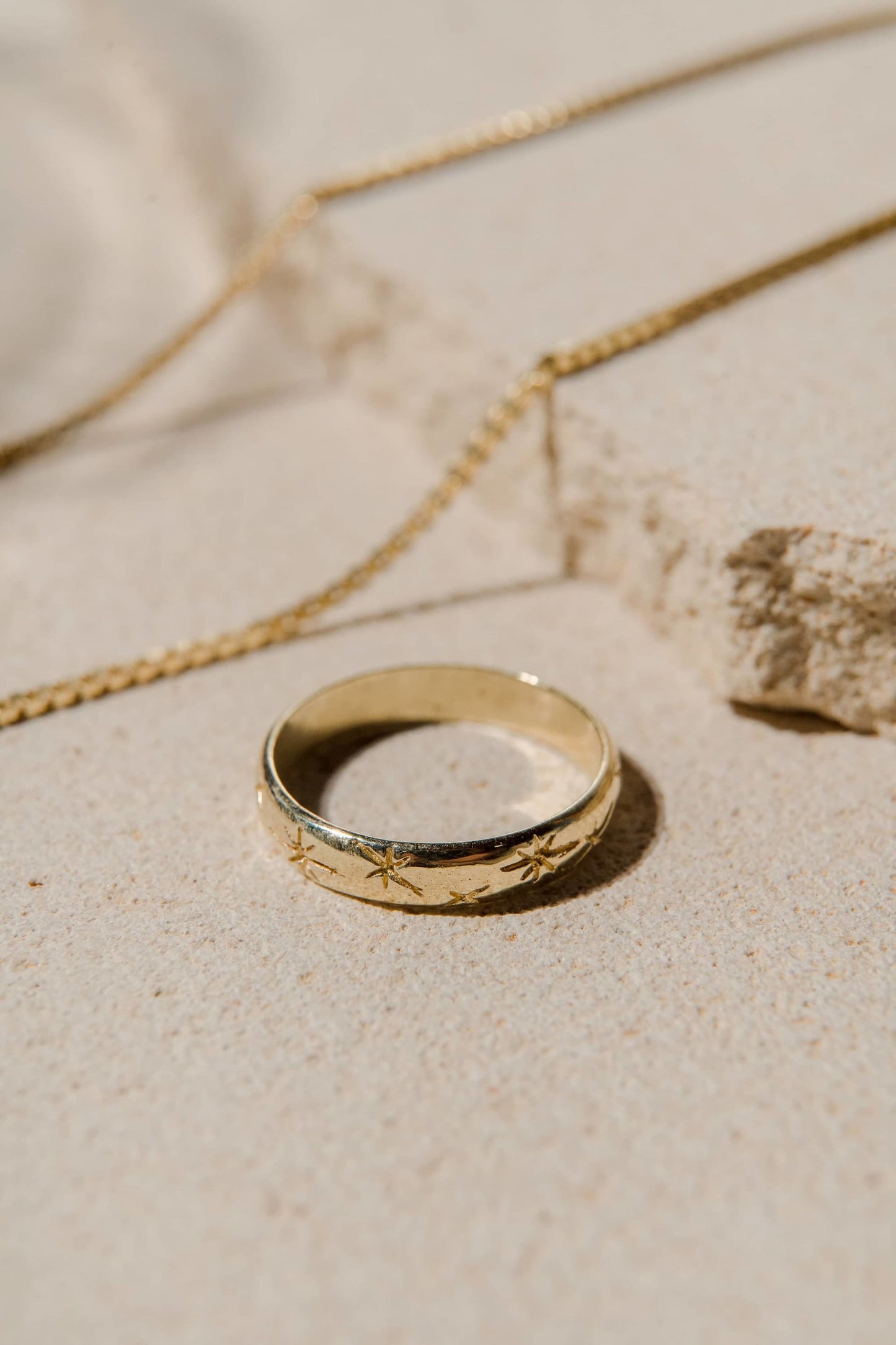 Flawed Starry Ring - Gold