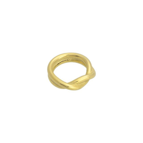 Bandhu Twine Ring - Gold